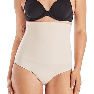 Maidenform Culotte Taille Haute sans Graisse contrôle, Beige (Latte Lift), M Femme