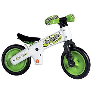 B-Bip Fiets zonder pedalen, voor kinderen van 2 tot 5 jaar, maximaal gewicht 33 kg, binnen en buiten, groen en wit
