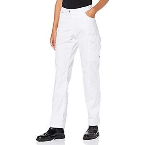 BP 1642-686-21-34L dames jeans 5-pocket 230 g/m² stretch stofmix 34L wit