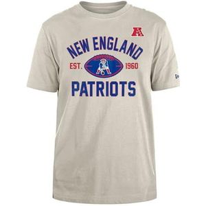 New England Patriots Nfl Regular T-shirt Distressed Screenprint Team Graphic New England Patriots Stone T-shirt Uniseks