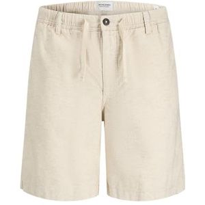 JACK & JONES Jpstjaiden Geo Hybrid Shorts Srt Jpstjaiden Geo Hybrid Shorts Srt Heren (1 stuk), Lichtbeige, L