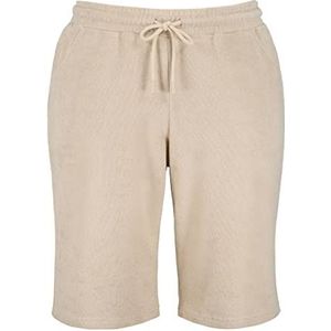 Ulla Popken Korte pijpen, elastische tailleband, zachte spons, broek, paars, 44 dames, Mauve