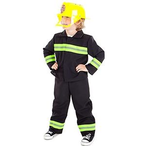 Brandweerman en reddingskostuum voor kinderen van 3 tot 5 jaar