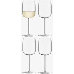 LSA BG12 Borough wijnglas, 380 ml, transparant, 4 stuks