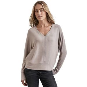 Street One T-shirt avec détails scintillants, Mocha Beige Mel., 48