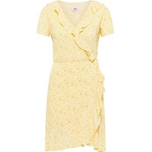 myMo Mini robe pour femme 12523310-MY01, jaune, taille S, Mini robe, S