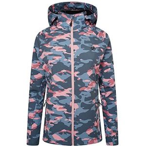 Dare 2b Far Out Softshelljas voor dames, Roze Mesa Camouflage-patroon / poederroze