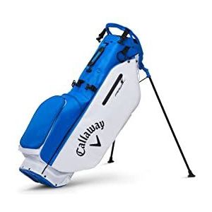 Callaway Golf 2022 Fairway C Stand Bag, enkele riem, koningsblauw/wit kleur