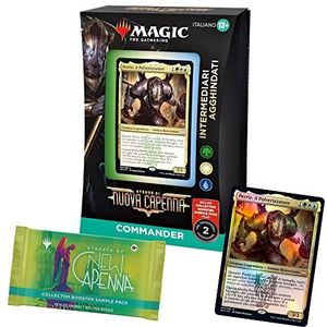 Magic The Gathering Mazzo Commander de straten van New Capenne - tussenpersonen Agghindati en Collector Booster Sample Pack (Franse versie)