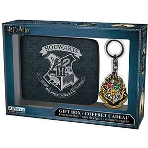 ABYstyle - Harry Potter portemonnee met sleutelhanger Hogwarts ABYPCK109, zwart.