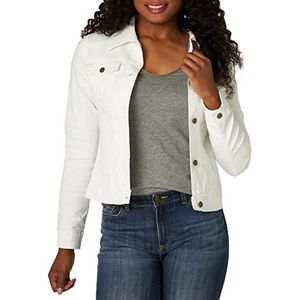 Riders by Lee Indigo Denim Jacket Shirt met knopen voor dames, Wit., XL