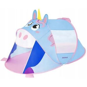 Avilia Eenhoorn speelgordijn voor kinderen: eenhoorndesign, pop-up structuur, eenvoudig te monteren en te demonteren, ruim en geschikt voor binnen en buiten, 182 x 96 x 81 cm