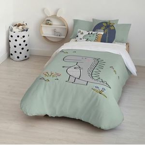 Kids&Cotton Italo Big Mint beddengoed 155 x 220 cm