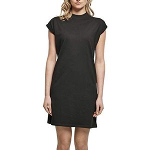 Build Your Brand Dames jurk stretch halterjurk in verschillende kleuren XS-5XL, zwart.