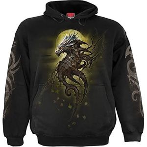 Spiral - Oak Dragon - zwarte hoodie, zwart.