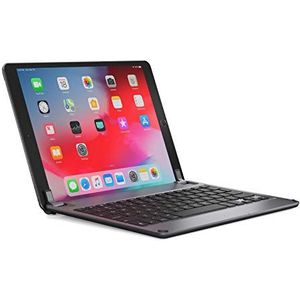 Brydge Duits toetsenbord QWERTZ draadloos toetsenbord 10,5 inch compatibel met iPad Air (2019) en iPad Pro 10,5 inch, backlit toetsen