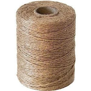 Chinchilla® Jute koord | ca. 1,2 mm Ø | natuurlijke kleur | 100 m spoelen | jute touw, bevestigingskoord, decoratieve touw, jute touw | perfect voor knutselen, verpakkingen