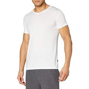 Trigema Heren v-shirt van 100% lyocell, wit (001)