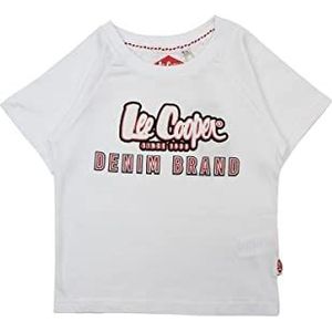Lee Cooper T- Shirt Garçon, Blanc, 8 ans