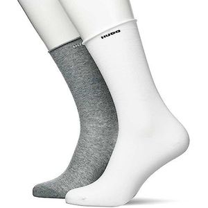 HUGO Dames 2P RS Uni CC W Regular_Socks, White100, 39-42, Wit 100, wit 100