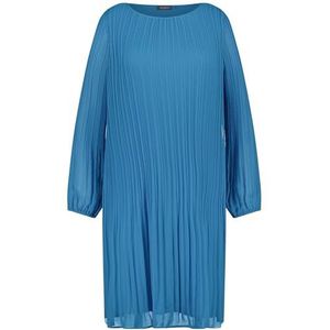 Samoon 980998-29142 Jurk voor speciale gelegenheden Dames, Digitaal blauw