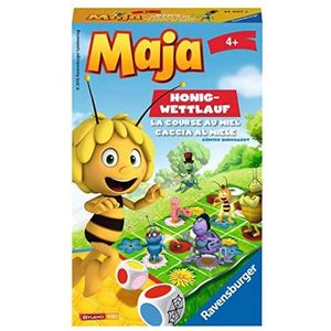 Ravensburger 23407 – goed Maja: Honig-Wettlauf, verzamelspel voor 2-5 spelers, kinderspel vanaf 4 jaar, compact formaat, reisspel, ontbijtspel
