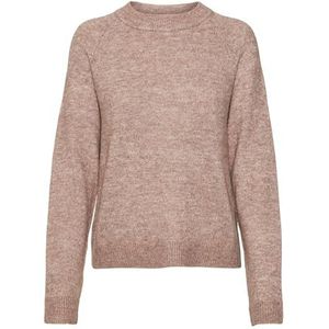 VERO MODA Vmfiluca Ls O-nck Ga Noos korte trui voor dames, Bruin ventiel