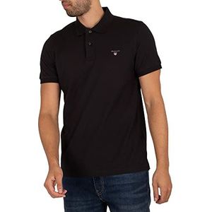 GANT Poloshirt voor heren, blauw, S/5XL, Zwart, S