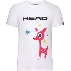 HEAD Maria T-shirt voor meisjes, Wit.