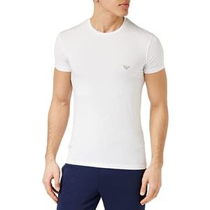 Emporio Armani T-shirt Soft Modal T-shirt voor heren, Wit 1