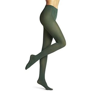 FALKE Fijne panty voor dames, 50 DEN zwart, huidskleur, vele andere kleuren, fijne panty versterkt zonder patroon, halfondoorzichtig, scheurvast, mat, duurzaam, groen (hunter green 7441), S, groen (Hunter Green 7441)
