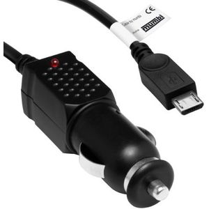 mumbi 1000 mAh Micro USB Auto Charger Oplaadkabel Spiraal Kabel voor Samsung i9000 i9001 i9100 Galaxy 3 Ace 723 Star
