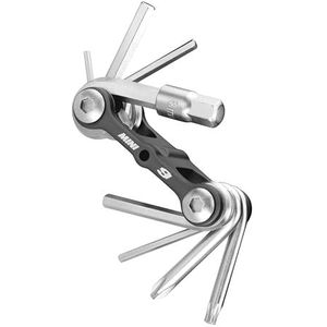 Topeak Mini 9 multifunctioneel gereedschap, zilver, 92 g, uniseks, zilver, 92 g