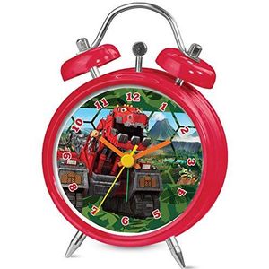 Joy Toy Unisex kinderhorloge analoog kwarts met kunststof armband 99837 rood armband, Rood, armband