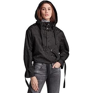 G-STAR RAW Losse anorak voor dames, zwart (Dk Black C906-6484)