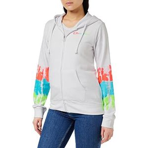 Champion Legacy Color Ground Powerblend Small Logo Full Zip Hoodie Dames, Wit, L, Wit.
