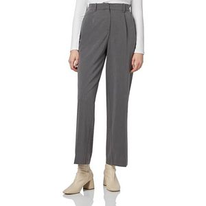 VERO MODA Vmlondon Hr Pantalon droit pour femme, Mélange de gris moyen., 34W / 30L