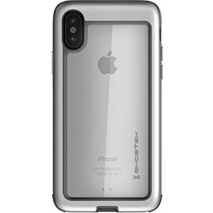 Ghostek Atomic Slim Protective Case voor Apple iPhone X, zilverkleurig
