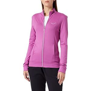 Trigema Veste pour femme avec cristaux Swarovski®, fuchsia, XXL