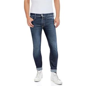 Replay Anbass gerecyclede herenjeans, donkerblauw (007), 30 W/34 l, donkerblauw (007)