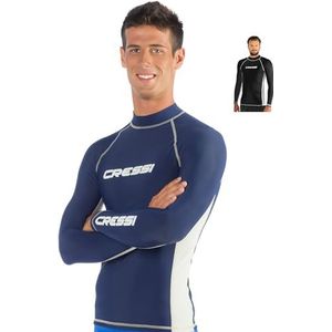 Cressi Rash Guard Rash Guard Jumpsuit van zeer elastische stof, speciale lange en korte mouwen, uv-bescherming (UPF) 50+ heren