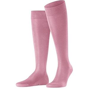 FALKE Tiago lange herensokken, katoen, biologisch schoolgaren, zwart, wit, meer hoge kleuren, dun, licht, elegant, effen, voor alle gelegenheden zomer of winter, 1 paar, Rose (Rose Water 8804) nieuw -