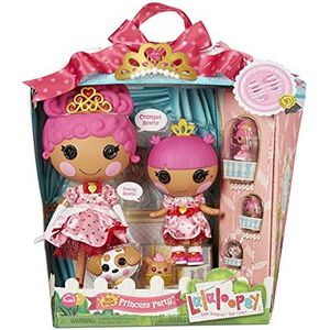 Lalaloopsy Sew Royal Princess Party - CRUMPETS & TEACUP HEARTS - met 4 poppen en 3 huisdieren, inclusief diadeem, poster en slot, herbruikbare verpakking, bevordert de fantasie, cadeau voor kinderen vanaf 3 jaar