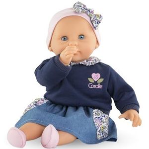 Corolle - Mijn eerste pop, Baby Calin Jeanne, verjaardagseditie, 30 cm, vanaf 18 maanden, 9000100740
