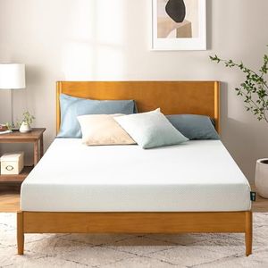 Zinus Ergonomische schuimmatras 140 x 200 cm, orthopedisch matras met gemiddelde hardheid, ondersteuning, gewatteerde hoes voor comfort, hoogte 11 cm, Oeko-Tex gecertificeerd