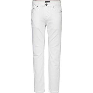 Tommy Hilfiger Scanton Slim broek voor meisjes, Briljant wit