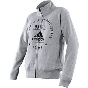 adidas Community Line Uniseks ritssluiting, Grijs/Zwart