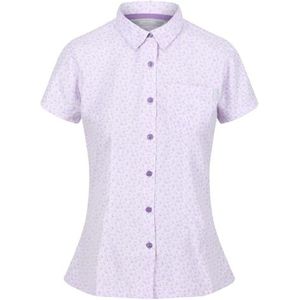 Regatta Mindano Vi Uniseks T-shirt voor dames, Pastel lila madeliefje