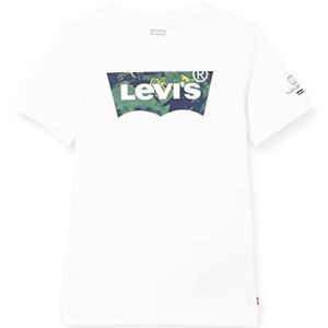 Levi's Kids Lvb T-shirt met korte mouwen, voor jongens, 10-16 jaar, Wit.