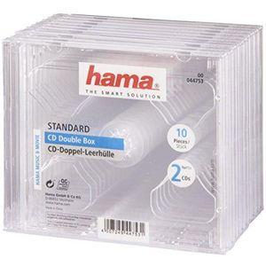 Hama Standaard CD-hoes, 10 stuks, transparant
